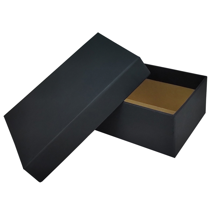 Foto de Atacado : CAIXA PARA PRESENTE COM TAMPA KRAFT E PVC MD 26X19X7,5